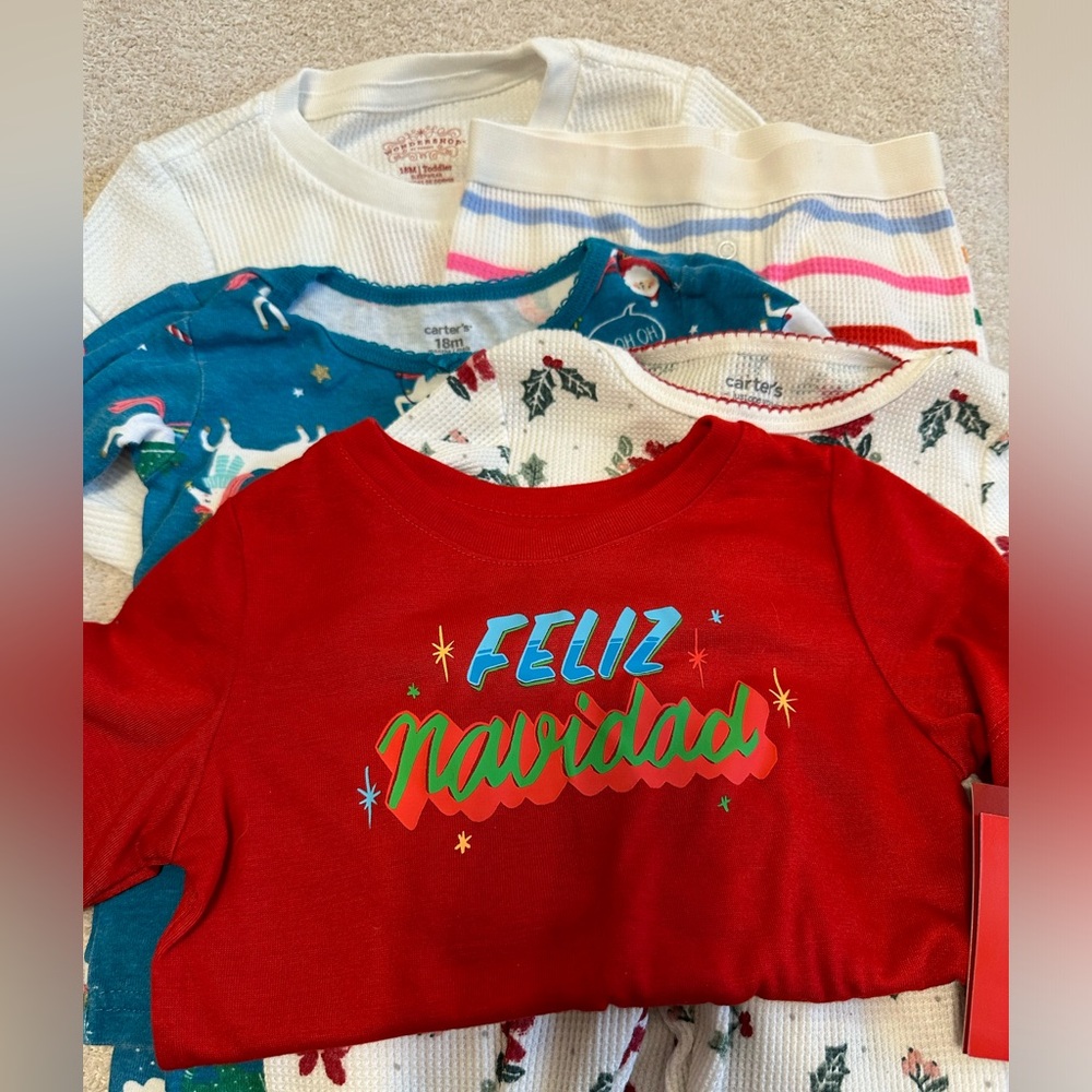 Bundle of holiday pajamas | 18-24 months